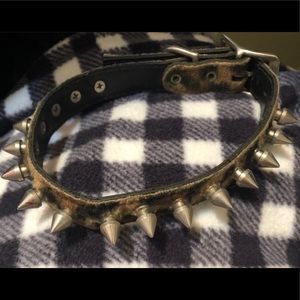 Sexy Leopard / Cheetah Print Spiked Edgy Choker🐆